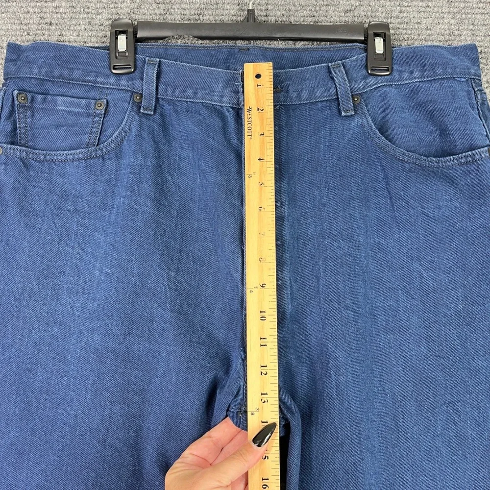Levis 501 Original Fit Jeans Mens 40x29 Blue‎ Button Fly Straight Leg Everyday